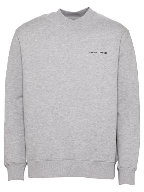Samsøe Samsøe Sweatshirt 'Norsbro'  grå / sort