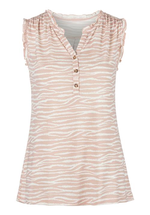LASCANA Shirts  pink / hvid