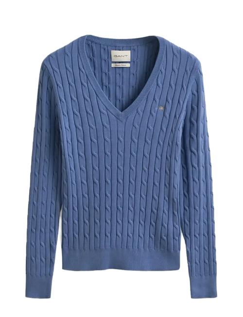 Gant | Stretch Cotton Cable V-Neck | L