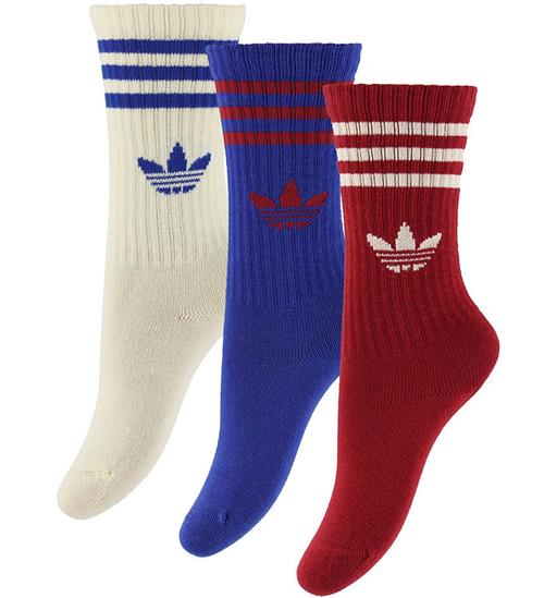 adidas Originals Strømper - 3-pak - Crew - Tmvire/Boblue/Warvan