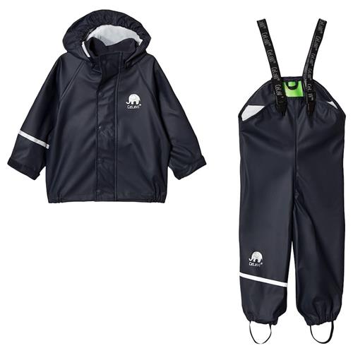 Celavi Basic Regntøjssæt Navy  120 cm Rain Marineblå  120 cm  Drenge, Piger