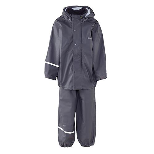 Celavi Basic Regntøjssæt Grey  70 cm  Grå  70 cm  Drenge, Piger