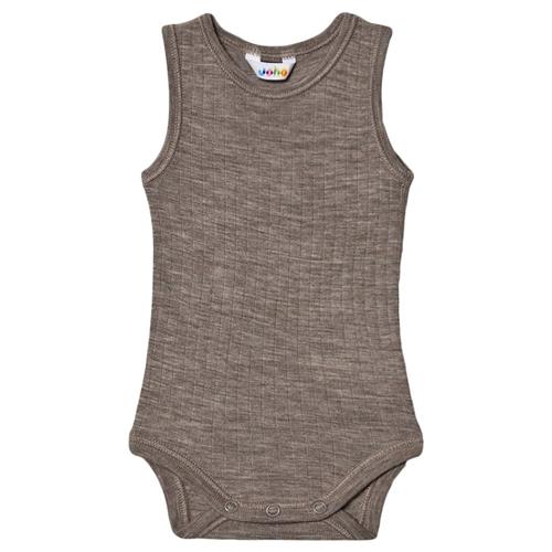 Joha Babybody Beige Sesame Melange-70 cm Uld Beige  70 cm  Drenge, Piger