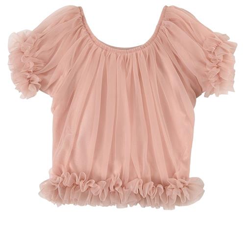 DOLLY by Le Petit Tom Frilly Princess Top Ballet Pink 1-3 Y  Lyserød  1-3 år  Piger