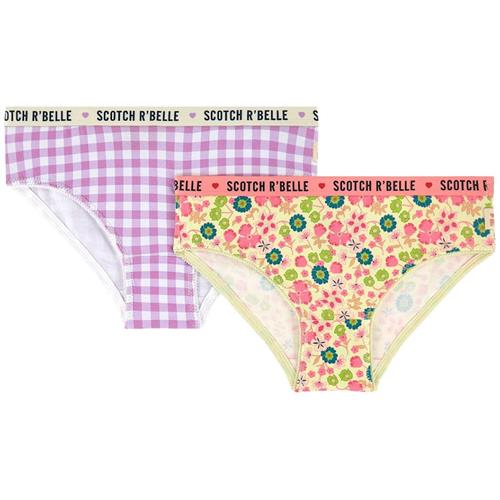 Scotch & Soda 2-pak Trusse Multifarvet 8 Y  Lyserød  8 år  Piger