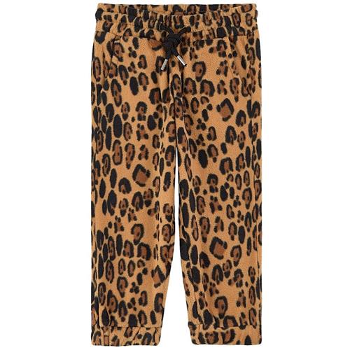 Mini Rodini Leopard Fleecebukser Beige Beige-92/98 cm  Beige  92/98 cm  Drenge, Piger