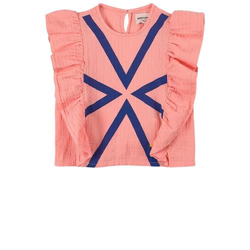 Bobo Choses Triangles Bluse Lyserød 2-3 Y  Lyserød  2-3 år  Piger
