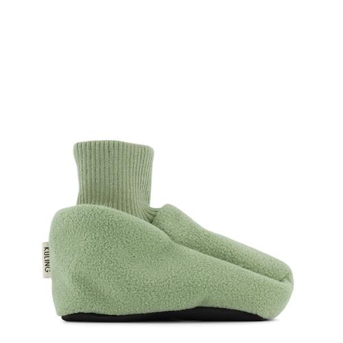Kuling Livigno Vindfleecetøffeler Pale Moss Green 0-12 Months  Grøn Ensfarvet 0-12 måneder  Drenge, Piger