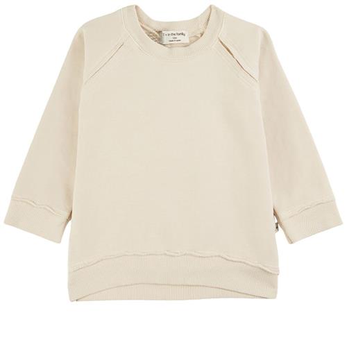 1+ in the family Sweatshirt Oatmeal 3-6 months  Beige  3-6 måneder  Drenge, Piger