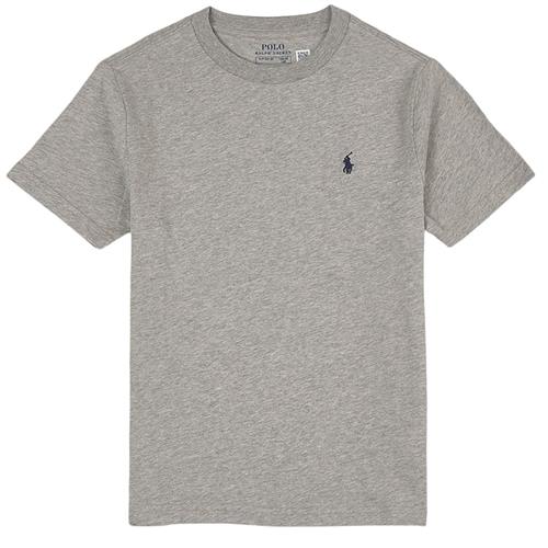 Ralph Lauren Crewneck Tee I Bomuldsjersey Andover Heather 5 years (US 6)  Grå  117-123 cm  Drenge