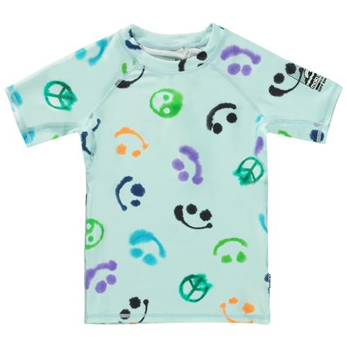 Molo Neptune UV-trøje Multi Smile 92/98 cm  Blå  92/98 cm  Drenge, Piger