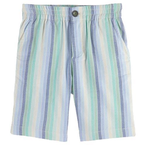 Scotch & Soda Stribet Shorts Blåt 14 Y  Blå  14 år  Drenge