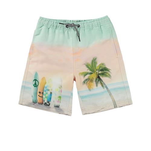 Molo Nilson Badebukser Sunrise Surfer 92/98 cm  Creme  92/98 cm  Drenge