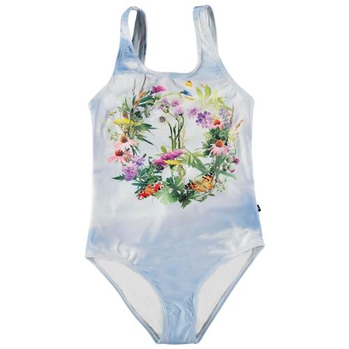 Molo Nika Badedragt Flower Peace 116 cm  Blå  116 cm  Piger