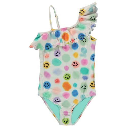 Molo Net Badedragt Painted Dots 104cm  Creme  104 cm  Piger