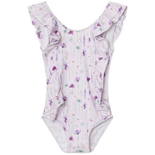 Mini A Ture Delicia Mønstret Badedragt Floating Flowers 98/104 cm  Lilla  98/104 cm  Piger
