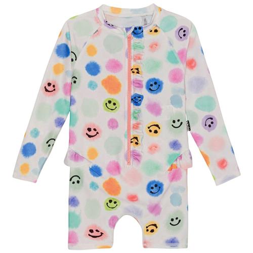 Molo Nigella UV-dragt Painted Dots 62/68 cm  Creme  62/68 cm  Piger