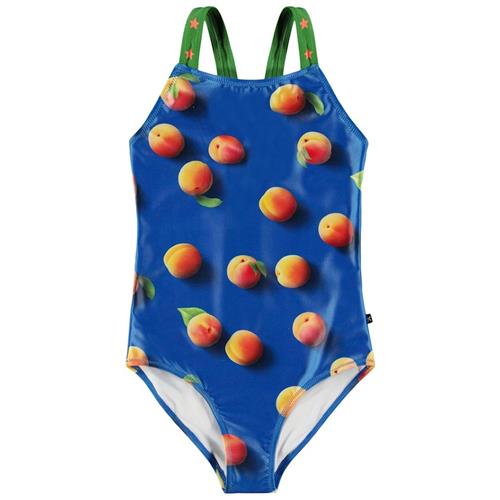 Molo Nakia Badedragt Apricot 80 cm  Blå  80 cm  Piger