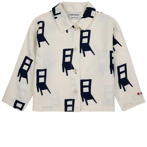 Bobo Choses Have A Seat Baby Skjorte Naturhvid 6 Months  Creme  6 måneder  Drenge, Piger