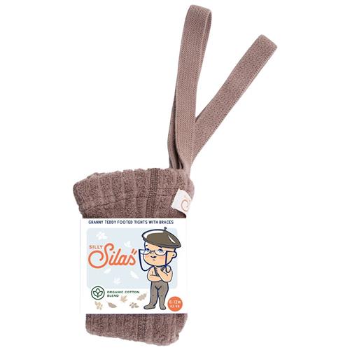 Silly Silas GOTS Granny Teddy Strømpebukser Granola 6-12 Months  Brun  6-12 måneder  Drenge, Piger