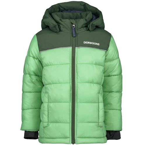 Didriksons Fox Kids Jakke Dusty Lime 100 cm  Grøn  100 cm  Drenge, Piger