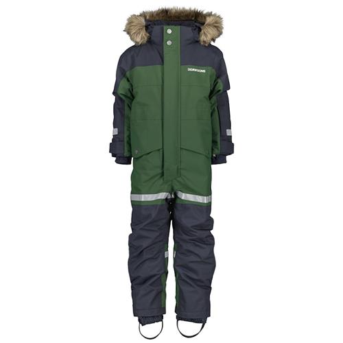 Didriksons Bjärven Winter Coverall Pine Green 80 cm  Grøn  80 cm  Drenge, Piger