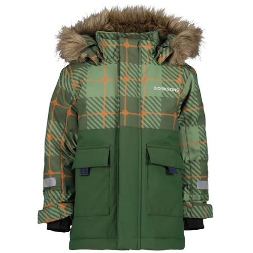Didriksons Polarbjörn Parka Jakke Pine Green 100 cm  Grøn  100 cm  Drenge, Piger
