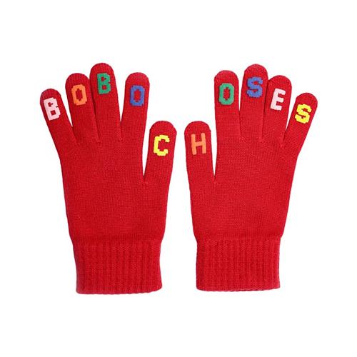 Bobo Choses Bobo Choses Strikkede Handsker Rød Red 6-11 Y  Rød  6-11 år  Drenge, Piger