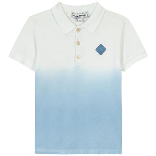 Tartine et Chocolat Poloshirt Med Batik-look Blå 2 Y  Blå  2 år  Drenge