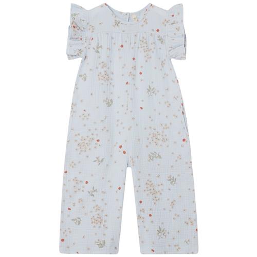 garbo&friends Mønstret Jumpsuit Isla 110/116 cm  Blå  110/116 cm  Piger