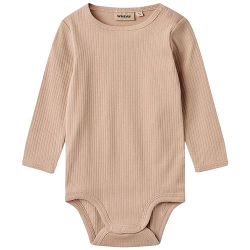 Wheat GOTS Berti Babybody Moonlight Rose 56 cm  Lyserød  56 cm  Drenge, Piger