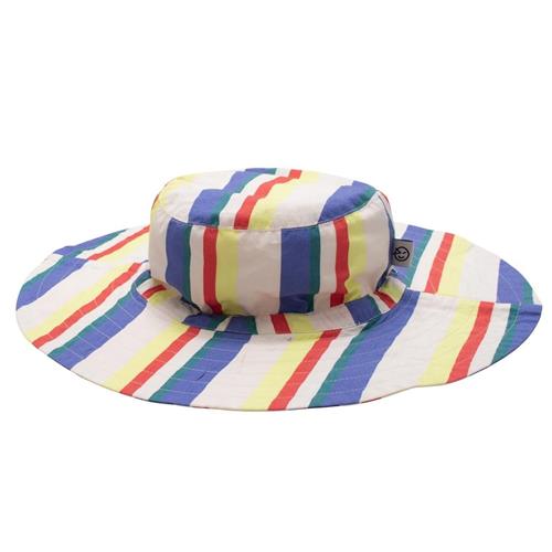 Wynken Wave Stribet Hat Bukeo 54/58 cm  Beige  54/58 cm  Drenge, Piger