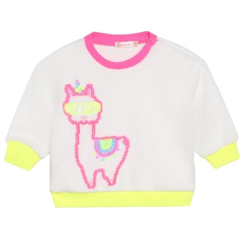 Billieblush Trøje Med Pailleter Cremefarvet 3 Months  Creme  3 måneder  Piger