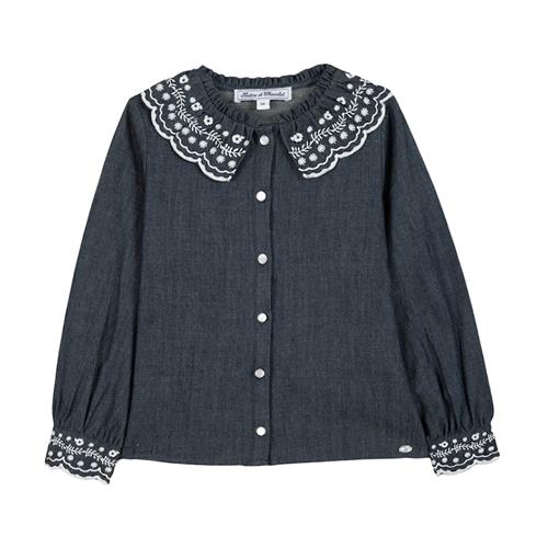 Tartine et Chocolat Bluse Indigo 8 Y  Marineblå  8 år  Piger