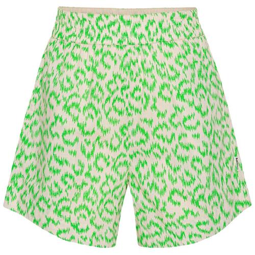 Molo Alice Shorts Green Leo 140 cm  Grøn  140 cm  Piger