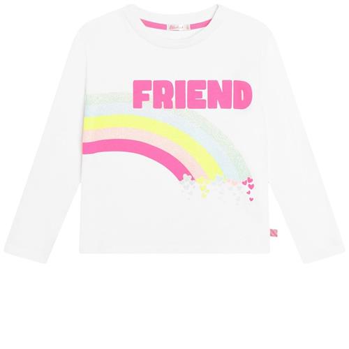 Billieblush T-shirt Med Tryk Elfenben 3 Y  Creme  3 år  Piger