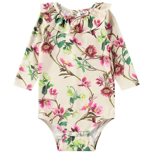 Molo GOTS Freya Babybody Hellebore 62 cm  Creme  62 cm  Piger