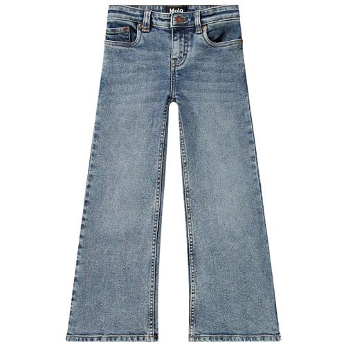 Molo GOTS Asta Jeans Worn Denim Worn Denim 98 cm  Blå  98 cm  Piger