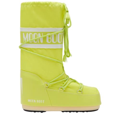 Moon Boot Ikon Nylon Sne Støvler Cyber Lime 23-26 EU  Grøn  23-26 EU  Drenge, Piger