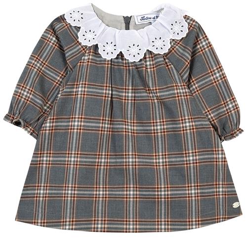 Tartine et Chocolat Kjole Heather Grey 1 Y  Grå  1 år  Piger