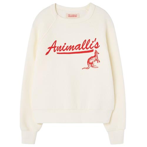 The Animals Observatory Shark Sweatshirt White 4 Y  Hvid  4 år  Drenge, Piger