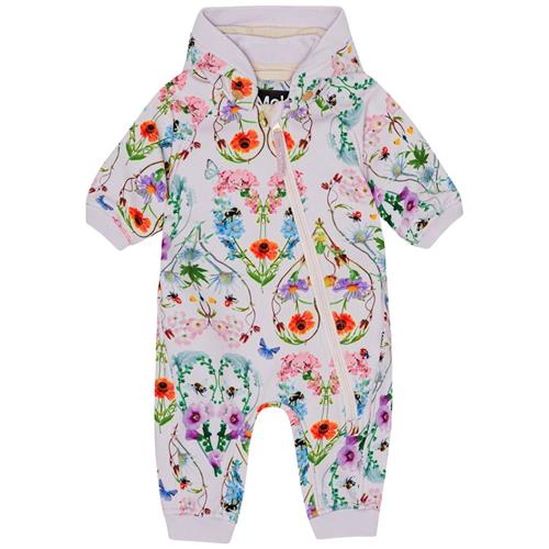 Molo Hill Softshell-overall Flower Hearts 68 cm  Creme  68 cm  Drenge, Piger