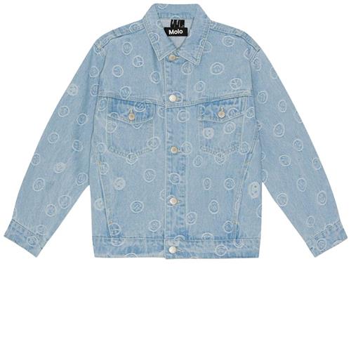 Molo Hedly Cowboyjakke Happiness Light 128 cm  Blå  128 cm  Drenge, Piger