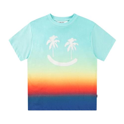 Molo Rodney T-Shirt Palm Smile 122 cm  Blå  122 cm  Drenge