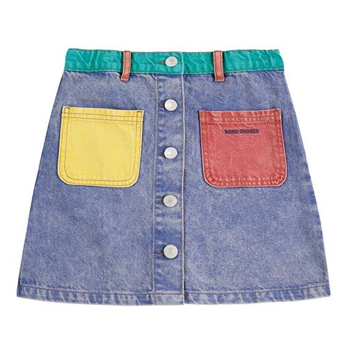 Bobo Choses Color Block Denim Nederdel Multicolor 2-3 Y  Blå  2-3 år  Piger