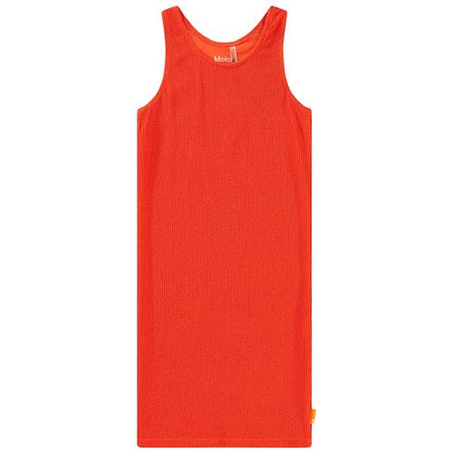 Molo Cailey Kjole Strawberry Hot 98/104 cm  Rød  98/104 cm  Piger