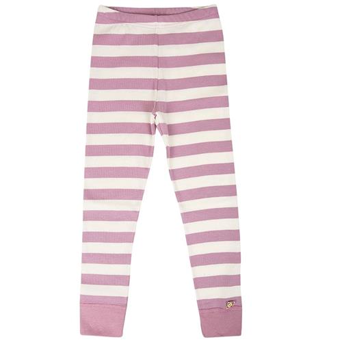 Katvig Stribede Leggings Lyserød 98 cm  Lyserød  98 cm  Piger