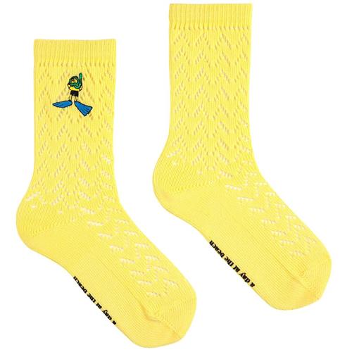 Bobo Choses Day At The Beach Lange Sokker Light Yellow 26-28 EU  Gul  26-28 EU  Drenge