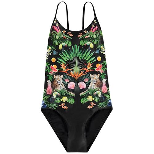 Molo Magic World Print Nanna Badedragt 116 cm  Lilla  116 cm  Drenge, Piger