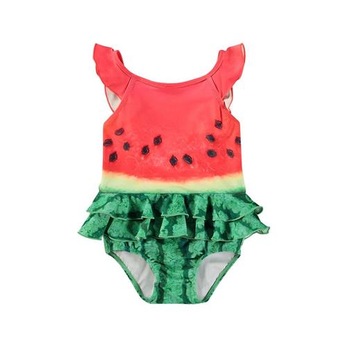 Molo Nalani Swimsuit Melon 74/80 cm  Grøn  74/80 cm  Drenge, Piger